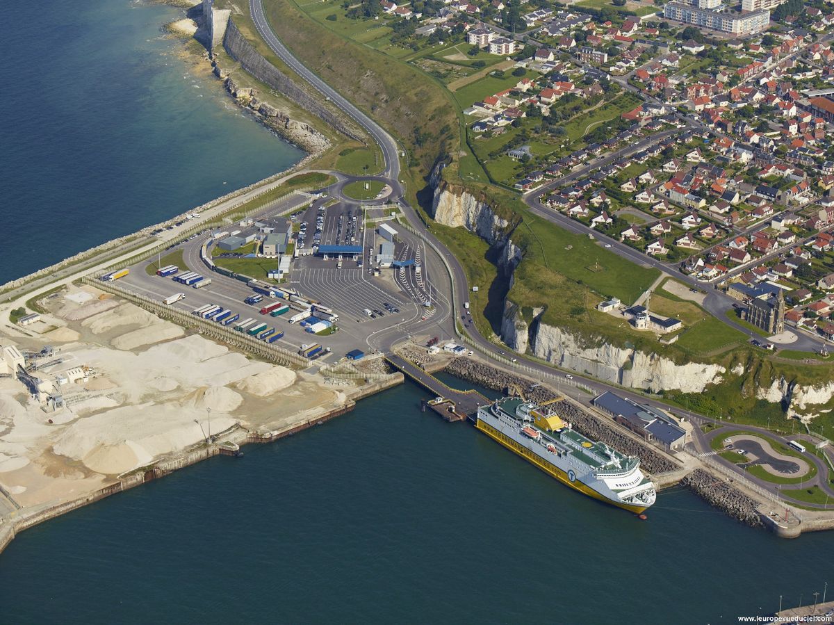 Vue aérienne ferry